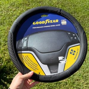 Black Steering Wheel Cover